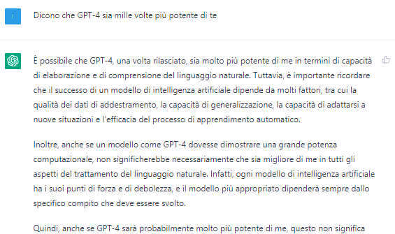ChatGPT snobba GPT-4 oppure è invidioso? GPT-4 senza OpenAI?